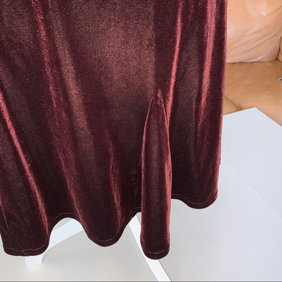 Victoria’s Secret Brown Velvet Dress Chemise Sz L - Picture 14 of 16
